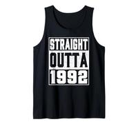 Straight Outta 1992 Vintage 1992 Years Old Birth of Birthday Débardeur