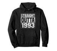Straight Outta 1993 Classic Years Vintage Birth of Birthday Sweat à Capuche