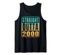 Straight Outta 2000 Classic Birth of Birthday Years Retro Débardeur