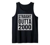Straight Outta 2000 Classic Years Vintage Birth of Birthday Débardeur