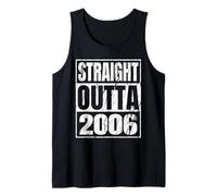 Straight Outta 2006 Classic Years Birth of Birthday Vintage Débardeur