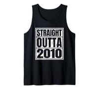 Straight Outta 2010 Classic Years Vintage Birth of Birthday Débardeur