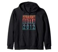 Straight Outta 2012 Birth of Birthday Classic 2012 Vintage Sweat à Capuche