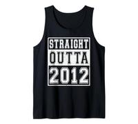 Straight Outta 2012 Classic Birth of Birthday Year Vintage Débardeur