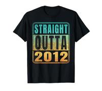 Straight Outta 2012 Classic Birth of Birthday Years Retro T-Shirt