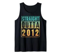 Straight Outta 2012 Vintage Years Birth of Birthday Classic Débardeur