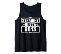 Straight Outta 2013 Birth of Birthday Born in 2013 Vintage Débardeur