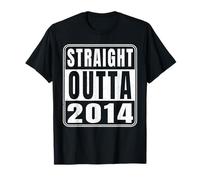Straight Outta 2014 Classic 2014 Vintage Birth of Birthday T-Shirt