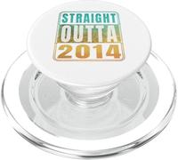 Straight Outta 2014 Classic Birth of Birthday Years Retro PopSockets PopGrip pour MagSafe