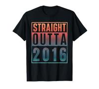 Straight Outta 2016 Birth of Birthday Classic 2016 Vintage T-Shirt
