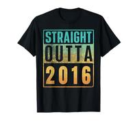 Straight Outta 2016 Vintage Years Birth of Birthday Classic T-Shirt