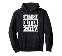 Straight Outta 2017 9th Birthday Gifts Boys & Girls Vintage Sweat à Capuche