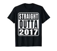 Straight Outta 2017 Classic 2017 Vintage Birth of Birthday T-Shirt
