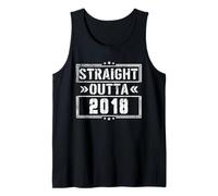 Straight Outta 2018 Birth of Birthday Born in 2018 Vintage Débardeur