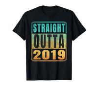 Straight Outta 2019 Classic Birth of Birthday Years Retro T-Shirt