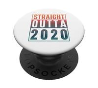 Straight Outta 2020 Birth of Birthday Classic 2020 Vintage PopSockets PopGrip Adhésif