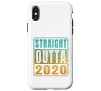 Straight Outta 2020 Classic Birth of Birthday Years Retro Coque pour iPhone X/XS