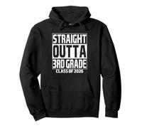 Straight Outta 3rd Grade Graduation Class 2026 Third Grade Sweat à Capuche