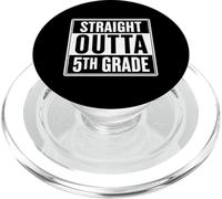 Straight Outta 5e année cinquième fête de remise de diplôme PopSockets PopGrip pour MagSafe