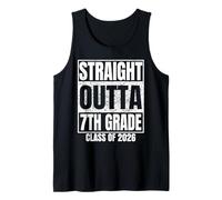 Straight Outta 7th Grade Class 2026 Graduation Seventh Grade Débardeur