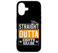 Straight Outta 8th Grade Graduation Coque pour iPhone 17