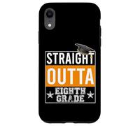 Straight Outta 8th Grade Graduation Coque pour iPhone XR