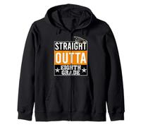 Straight Outta 8th Grade Graduation Sweat à Capuche