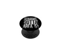 Straight Outta Area 51 avec Un Look Grungy PopSockets PopGrip Adhésif