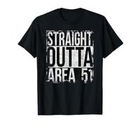 Straight Outta Area 51 avec Un Look Grungy T-Shirt