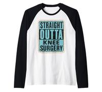 Straight Outta - Chirurgie du Genou Patient médecin Chirurgien Homme garçon Manche Raglan