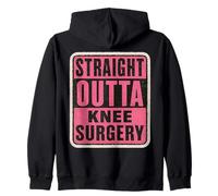 Straight Outta - Chirurgie du Genou Patient médecin Chirurgien pour Femme Sweat à Capuche