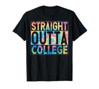 Straight Outta College Graduate Class of 2026 College Funny T-Shirt
