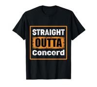 Straight Outta Concord New Hampshire USA Vieilli Vintage T-Shirt
