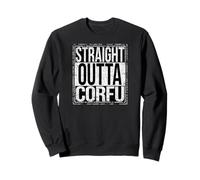 Straight Outta Corfou Grungy Style Sweatshirt
