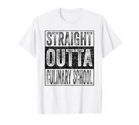 Straight Outta Culinary School Class of 2026 Graduate Funny T-Shirt