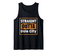 Straight Outta Dale City Virginia USA Retro Distressed Humour Débardeur
