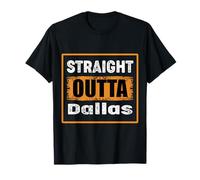 Straight Outta Dallas Texas USA Rétro Vintage T-Shirt