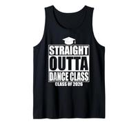 Straight Outta Dance Class Graduation Class 2026 Graduate Débardeur