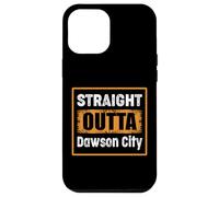 Straight Outta Dawson City USA Rétro Vieilli Vintage Humo Coque pour iPhone 12 Pro Max