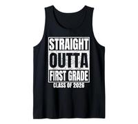 Straight Outta First Grade Class 2026 Graduation 1st Grade Débardeur