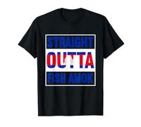 Straight Outta Fish Amok Drapeau Cambodge T-Shirt
