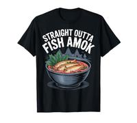 Straight Outta Fish Amok - Un Patrimoine culinaire Khmer Amusant T-Shirt
