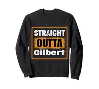 Straight Outta Gilbert City USA Retro Distressed Vintage Sweatshirt