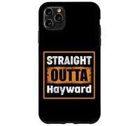 Straight Outta Hayward USA Retro Distressed Vintage Humour Coque pour iPhone 11 Pro Max