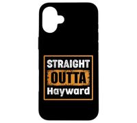 Straight Outta Hayward USA Retro Distressed Vintage Humour Coque pour iPhone 16 Plus