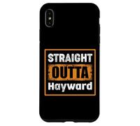 Straight Outta Hayward USA Retro Distressed Vintage Humour Coque pour iPhone XS Max