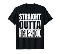 Straight Outta High School Class 2026 Graduate Year School T-Shirt