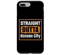 Straight Outta Kansas City Missouri USA Vieilli Vintage Coque pour iPhone 7 Plus/8 Plus