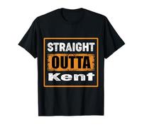 Straight Outta Kent Washington USA Rétro Vieilli Vintage T-Shirt