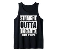 Straight Outta Kindergarten Graduate Class 2026 Graduation Débardeur